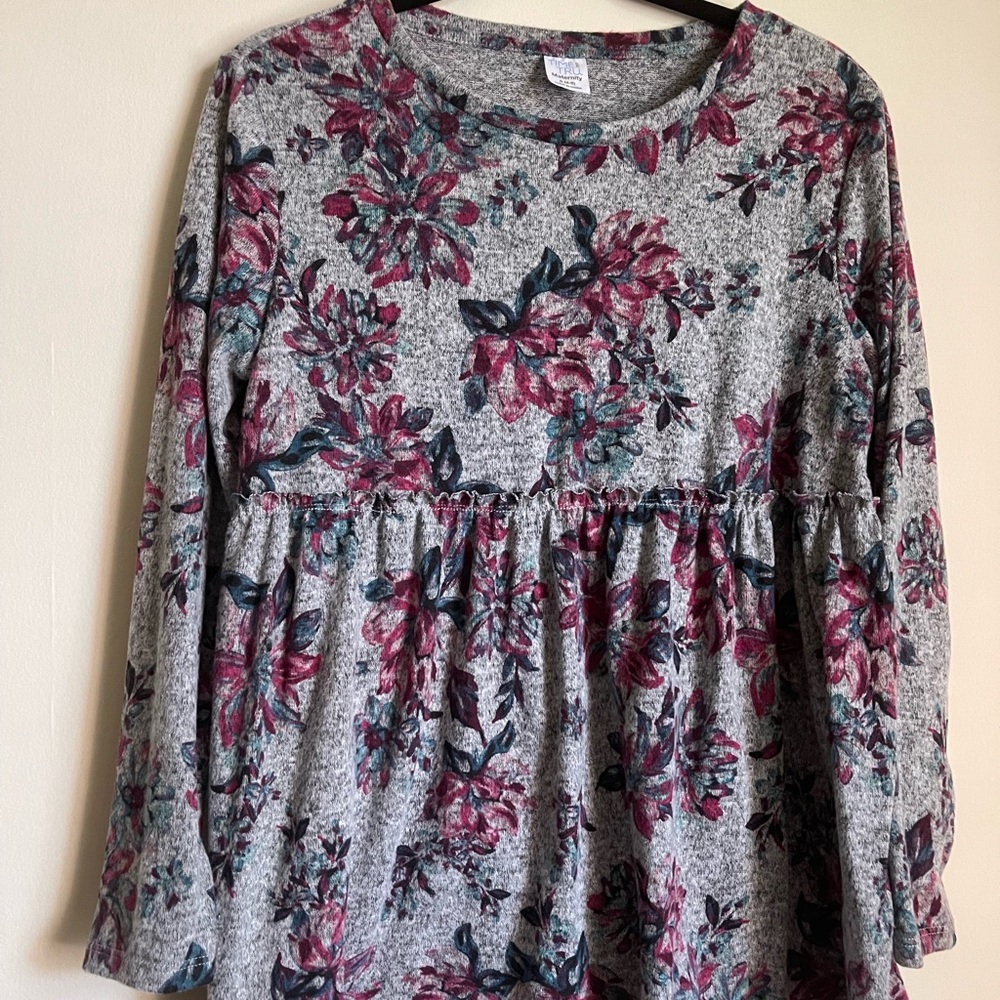Time And Tru Women's Maternity Floral Blouse Size S